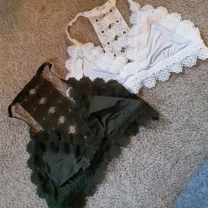 Two Aerie Bralettes